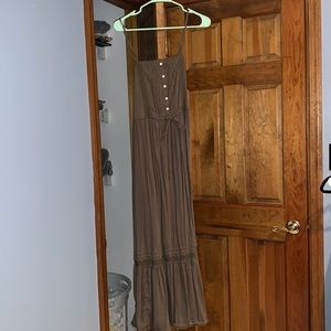 Beige/brown maxi dress